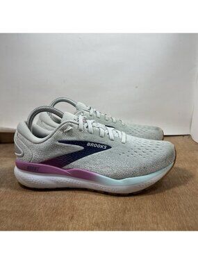 Brooks Ghost 16 Women's Size 8 Gray White Running Shoes Sneakers 1204071B006